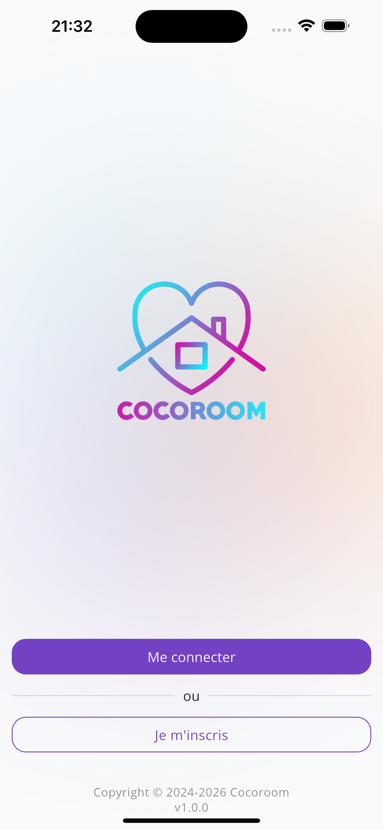 Aperçu de l'app Cocoroom